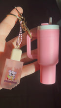 Load image into Gallery viewer, pink strawberry pop stanley lippie charm
